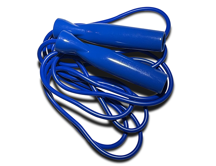 Corde à sauter Vinyle bleue, longueur 2m85